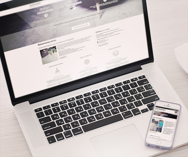 Antrasiet - mobielvriendelijke website