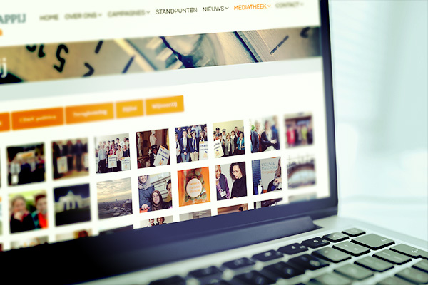 CD&V Vrouw en Maatschappij - mobielvriendelijke website