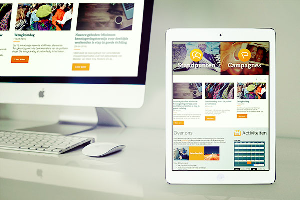 CD&V Vrouw en Maatschappij - mobielvriendelijke website