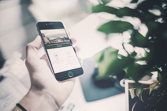 Slechts 11% heeft een mobiele website