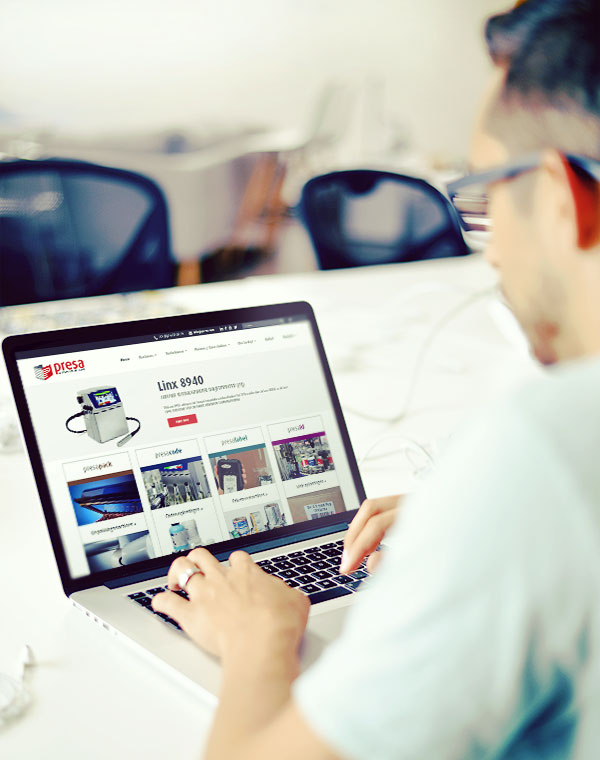 Presa - PSD website template design