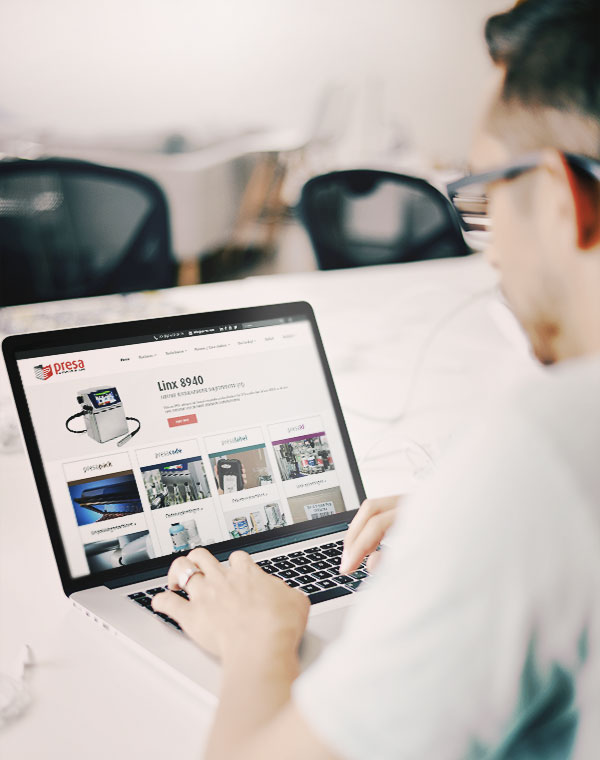 Presa - PSD website template design
