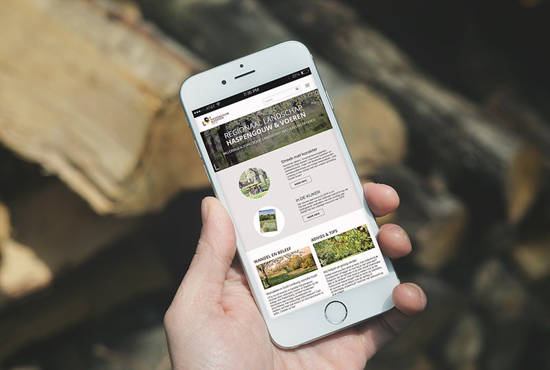 Website Regionaal Landschap Haspengouw & Voeren